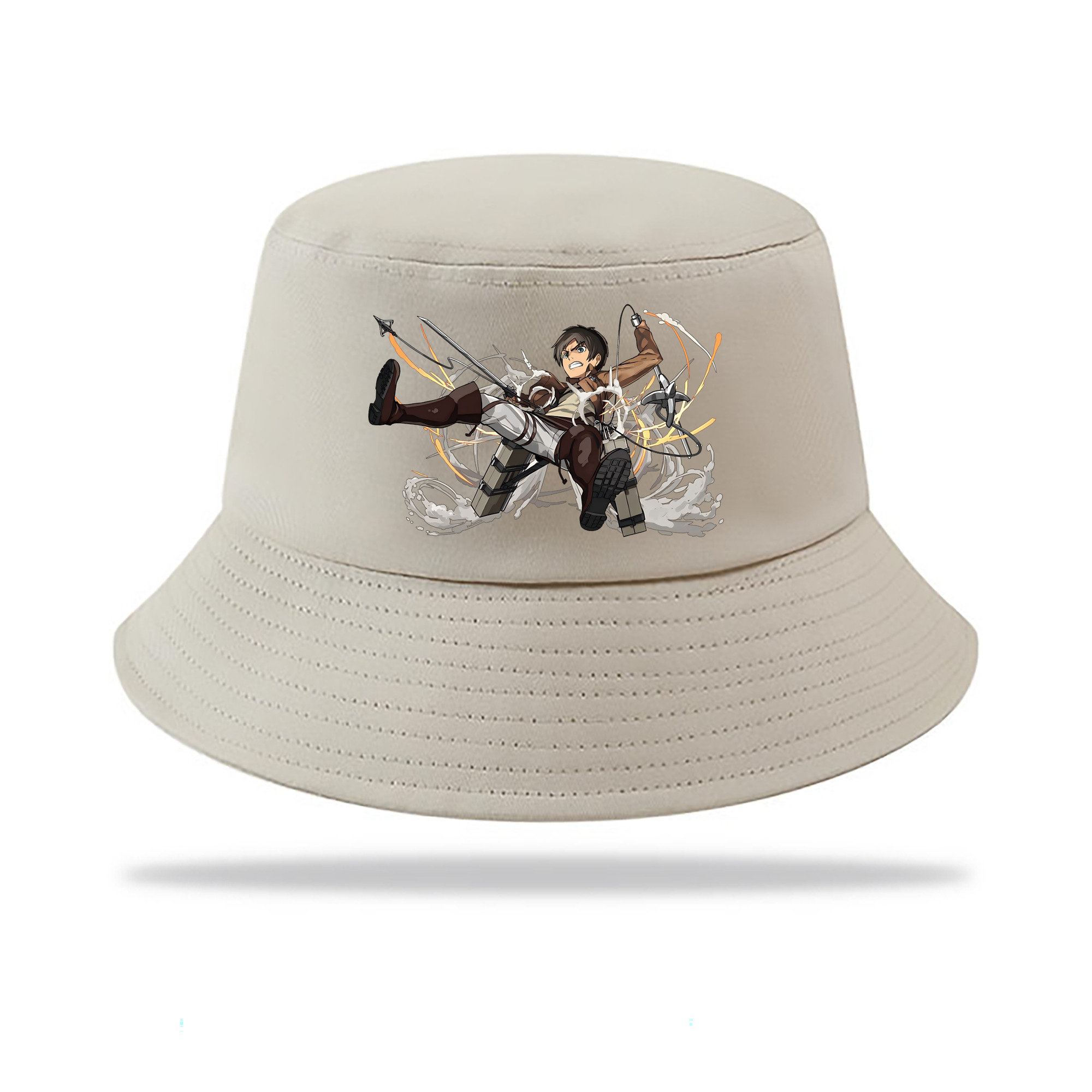 （画像用） 進撃の巨人 エレン･イェーガー Attack on Titan Eren Jäger アウトドア日除けバケットハット
